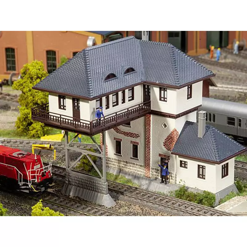 Faller Poste Aiguillage Sonnheide – Maquette Ferroviaire à Assembler Dès 14 Ans