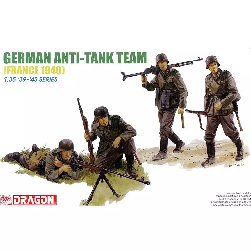 Escouade Allemande France 1940 - échelle 1/35 - DRAGON 6196
