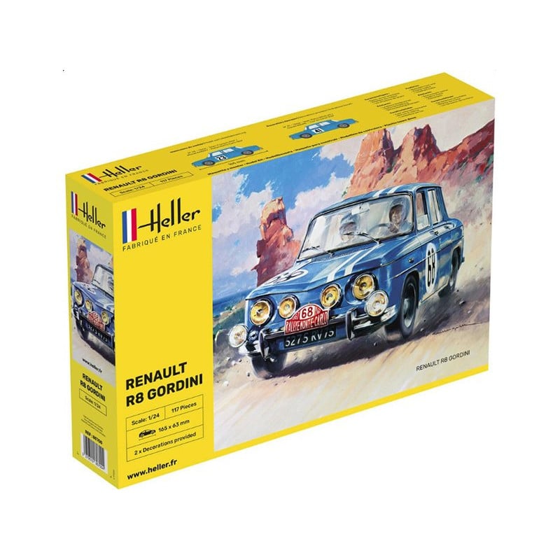 Renault R8 Gordini - échelle 1/24 - HELLER 80700