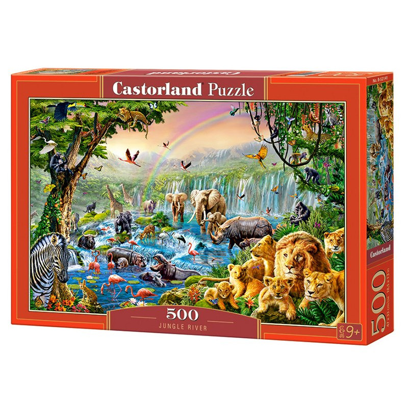 Jungle River - Puzzle 500 pièces - CASTORLAND