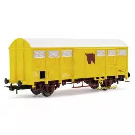 Wagon couvert type G41 transport de bétail SNCF ép. IV-V - HO 1/87 - JOUEF HJ6189