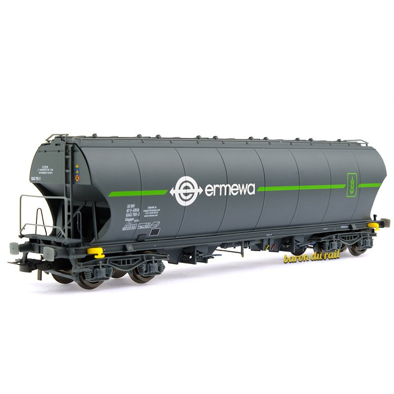 Wagon trémie Uagpps à parois arrondies SNCF ép. VI - HO 1/87 - JOUEF HJ6186