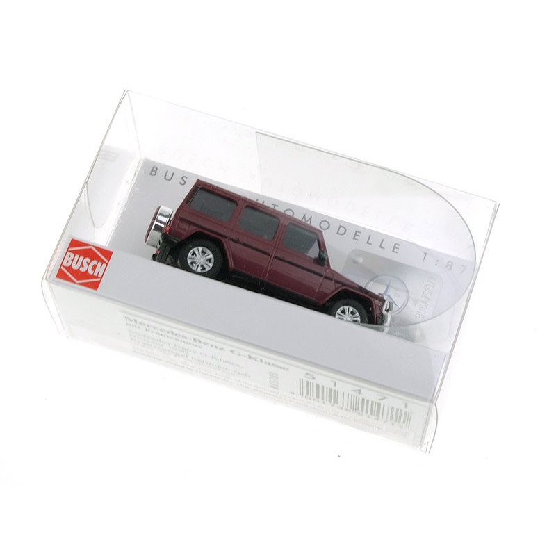 Miniature Busch 1/87 Mercedes Classe G 4x4 Edition 35 Rouge - 2018 - HO