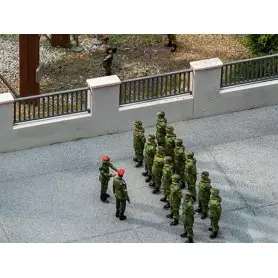 Murs de caserne militaire - HO 1/87 - FALLER 144120