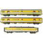 3x voitures postale jaune - ép IV - HO 1/87 - 40423 LS Models