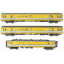 3x voitures postale jaune - ép IV - HO 1/87 - 40424 LS Models