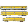 3x voitures postale jaune - ép IV - HO 1/87 - 40424 LS Models