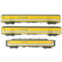3x voitures postale jaune - ép V - HO 1/87 - 40425 LS Models