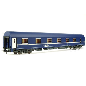 Voiture Lits MU TEN logo encadré ép. IV - SNCF - HO 1/87 - JOUEF HJ4141