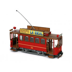 Maquette tramway MADRID - bois - 1/24 (G) - OCCRE 53002