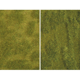 2x tapis Nature + "Prairie luxuriante" 25 x25 cm - NOCH 07470
