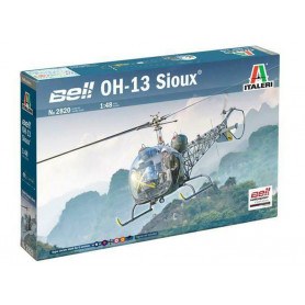Hélicoptère OH-13 Sioux - échelle 1/48 - ITALERI 2820