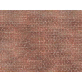 2x plaques de décor mur de briques - HO 1/87 - BUSCH 7439