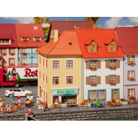 2 petits immeubles de ville - HO 1/87 - Faller 130496