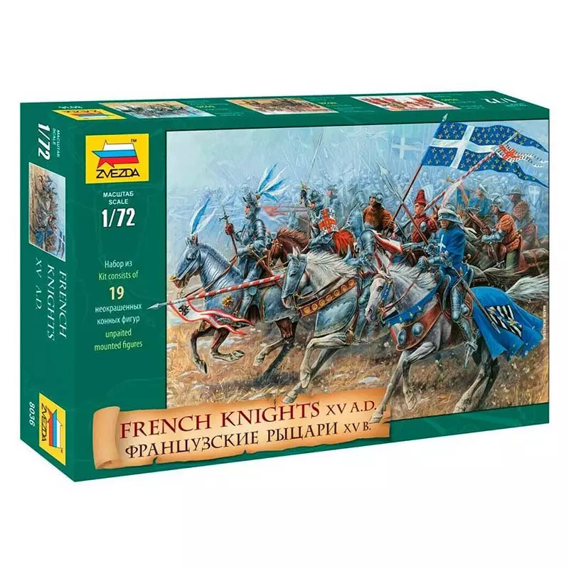 Chevaliers Français - guerres de 100 ans - 1/72 - ZVEZDA 8036