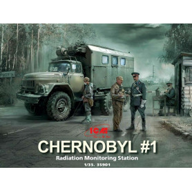 Chernobyl set 1 - Radiation Monitoring Station - échelle 1/35 - ICM 35901