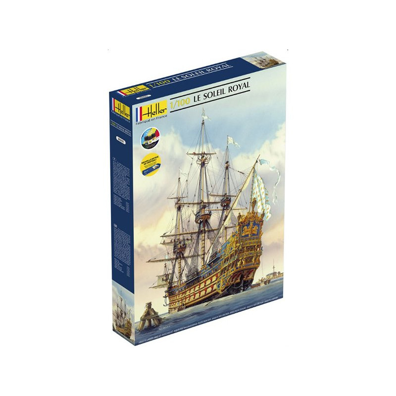 Le Soleil Royal 1692 kit complet - échelle 1/100 - HELLER 58899