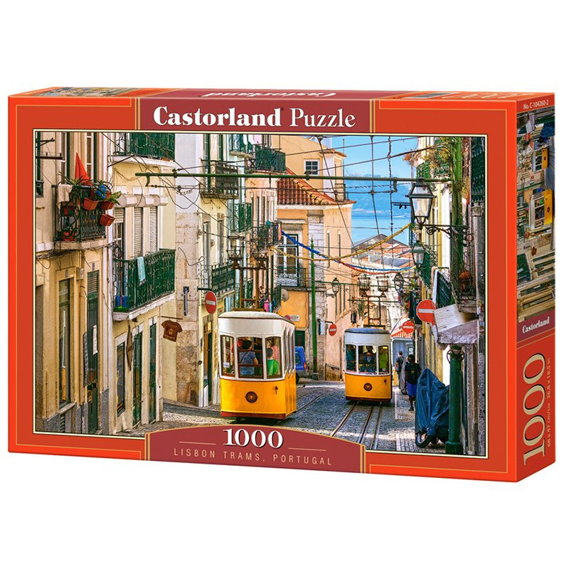 Lisbon Trams, Portugal - Puzzle 1000 pièces - CASTORLAND