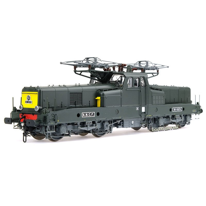 BB 12079 livrée verte avec faces jaunes SNCF analogique - ép IV - HO 1/87 - JOUEF HJ2338