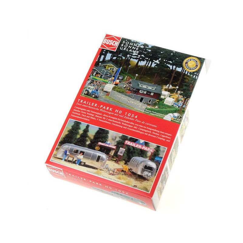 Mini scène parc pour caravane - HO 1/87 - BUSCH 1054
