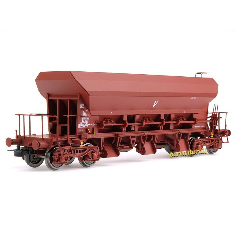 Wagon trémie F70 Uas SNCF ép. IV-V - HO 1/87 - REE WB-677