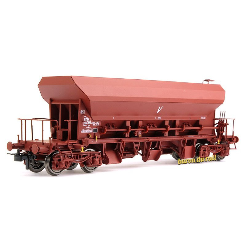 Wagon trémie F70 Uas SNCF ép. V - HO 1/87 - REE WB-680