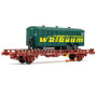 Wagon UFR Biporteur remorques WALBAUM ép IV - HO 1/87 - REE WB-621