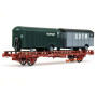Wagon UFR Biporteur SDTM + CALBERSON ép IV - HO 1/87 - REE WB-622