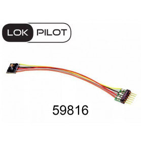 LokPilot V5 micro DCC/MM/SX NEM 651 avec rallonge - N 1/160 - ESU 59816