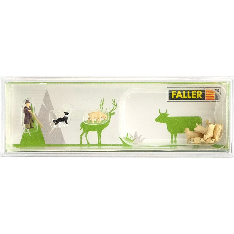 Berger et moutons - N 1/160 - FALLER 155901