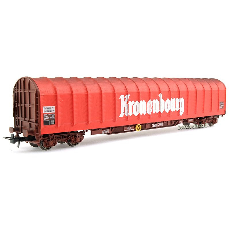Wagon bâché Rils Kronembourg SNCF ép. V - HO 1/87 - JOUEF HJ6202