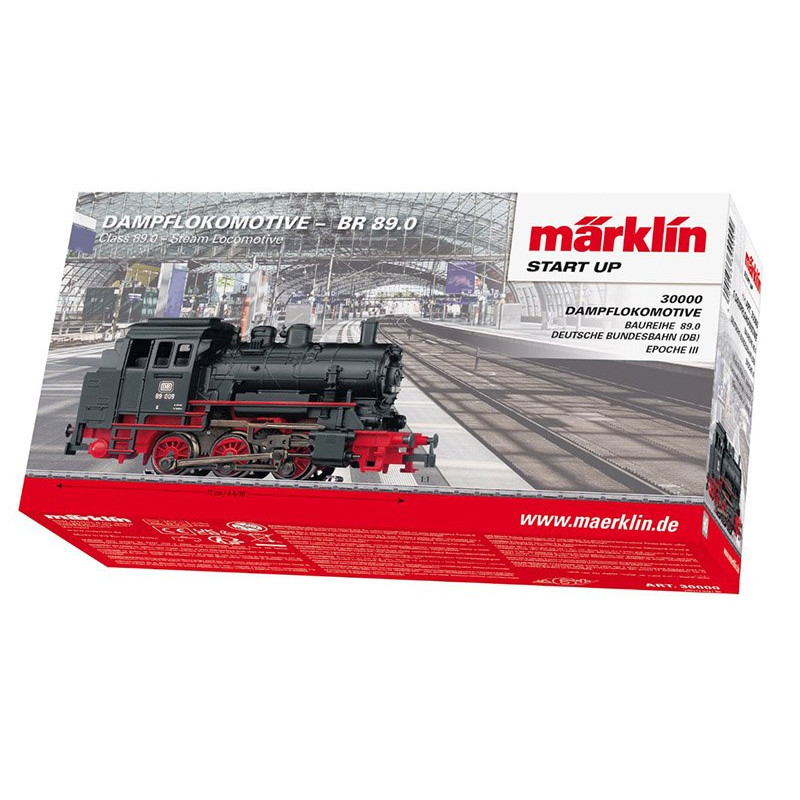 Locomotive Vapeur MARKLIN 30000 – DB Classe 89, échelle HO 1:87, Digitale Mfx, Rouge