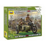Sidecar M72 et Equipage - 1/72 - ZVEZDA 6277