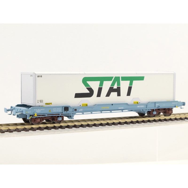 Wagon porte conteneur STAT époque V-VI - HO - LS Models 30316