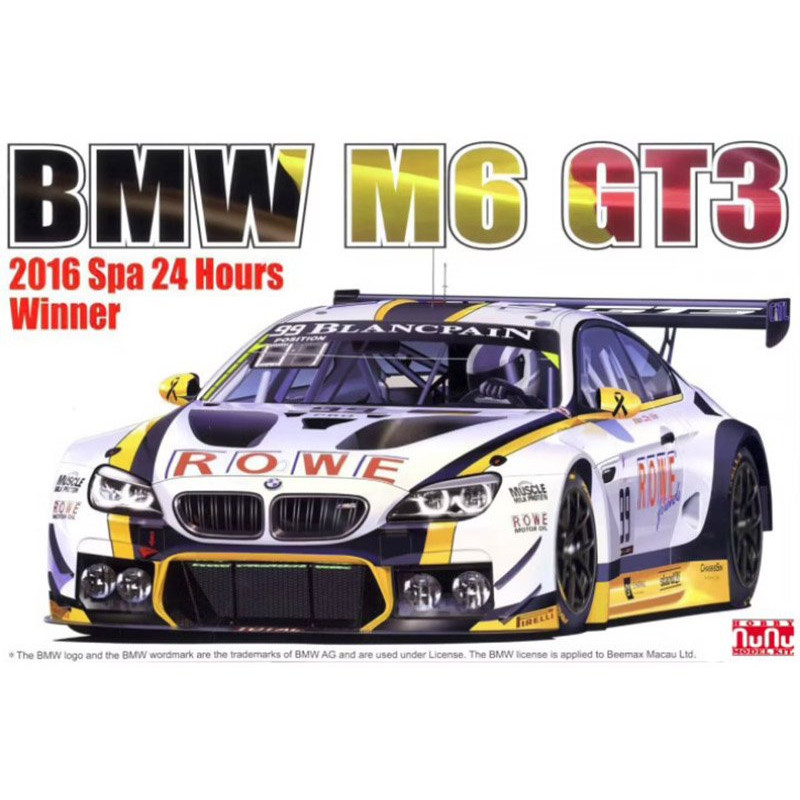 BMW M6 GT3 2016 Spa 24 Hours Winner - 1/24 - NUNU 24001