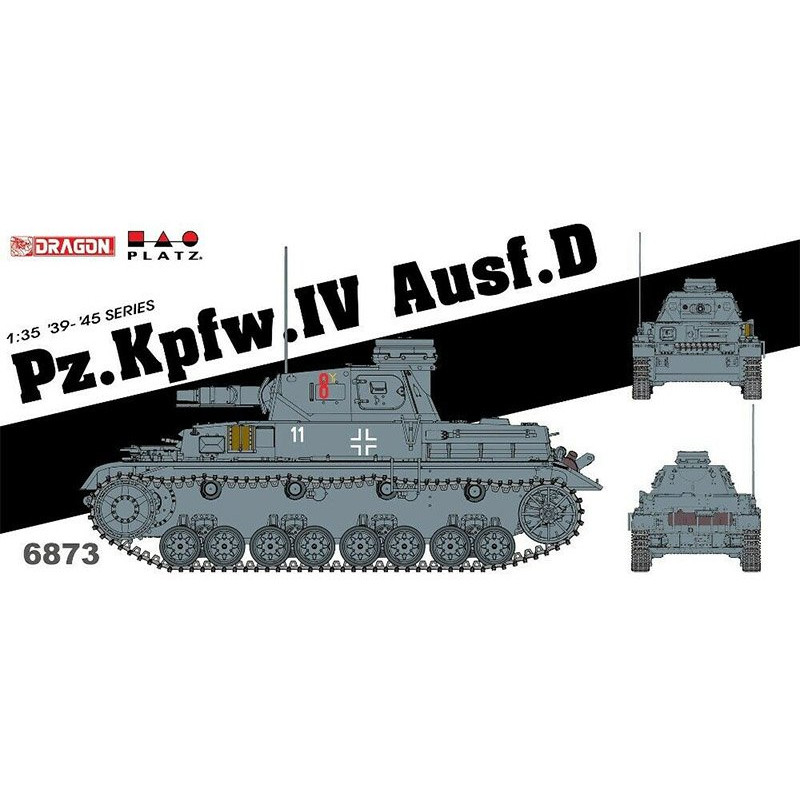 Panzer IV Ausf.D - échelle 1/35 - DRAGON 6873