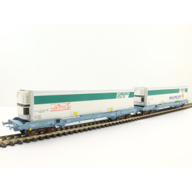 2 Wagons Chrono froid La flèche - P. REY époque V - HO - LS Models 30307