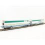 2 Wagons Chrono froid EUROROUTE époque V - HO - LS Models 30306