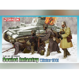 Infanterie Soviétique Hiver 1941 - échelle 1/35 - DRAGON 6744