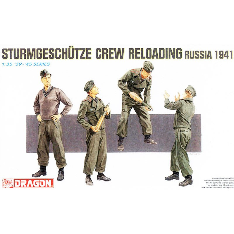 Equipage de Sturmgeschütz Russie 1941 - échelle 1/35 - DRAGON 6192