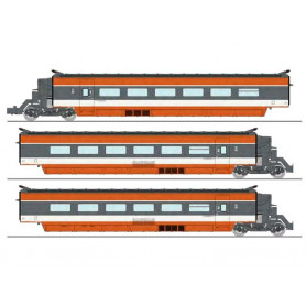 Précommande TGV PSE Rame Origine Remorques R2 + R5 + R6 - HO 1/87 - REE TGV002