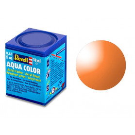 Revell 730 orange transparent peinture acrylique Aqua Color - 18ml - REVELL 36730