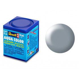 Revell 374 gris satiné peinture acrylique Aqua Color - 18ml - REVELL 36374