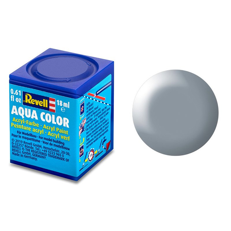 Revell 374 gris satiné peinture acrylique Aqua Color - 18ml - REVELL 36374