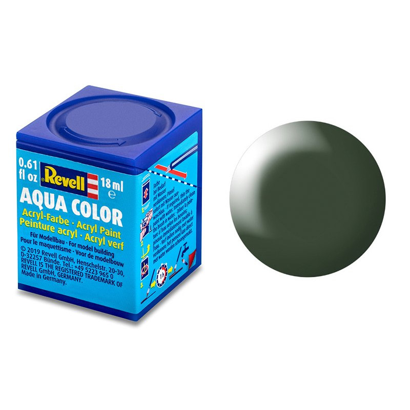 Revell 363 vert foncé satiné peinture acrylique Aqua Color - 18ml - REVELL 36363