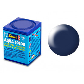 Revell 350 bleu de Prusse satiné peinture acrylique Aqua Color - 18ml - REVELL 36350