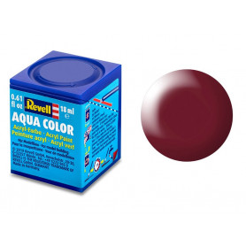 Revell 331 rouge foncé satiné peinture acrylique Aqua Color - 18ml - REVELL 36331