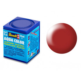 Revell 330 rouge feu satiné peinture acrylique Aqua Color - 18ml - REVELL 36330