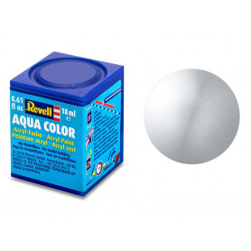 Revell 99 aluminium métallisé peinture acrylique Aqua Color - 18ml - REVELL 36199