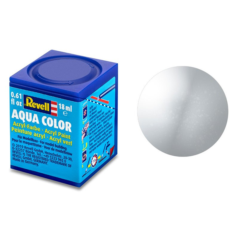 Revell 99 aluminium métallisé peinture acrylique Aqua Color - 18ml - REVELL 36199
